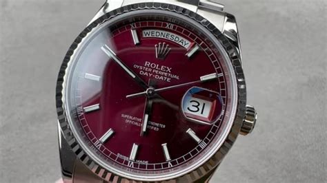 cherry watch rolex|rolex watch with red dial.